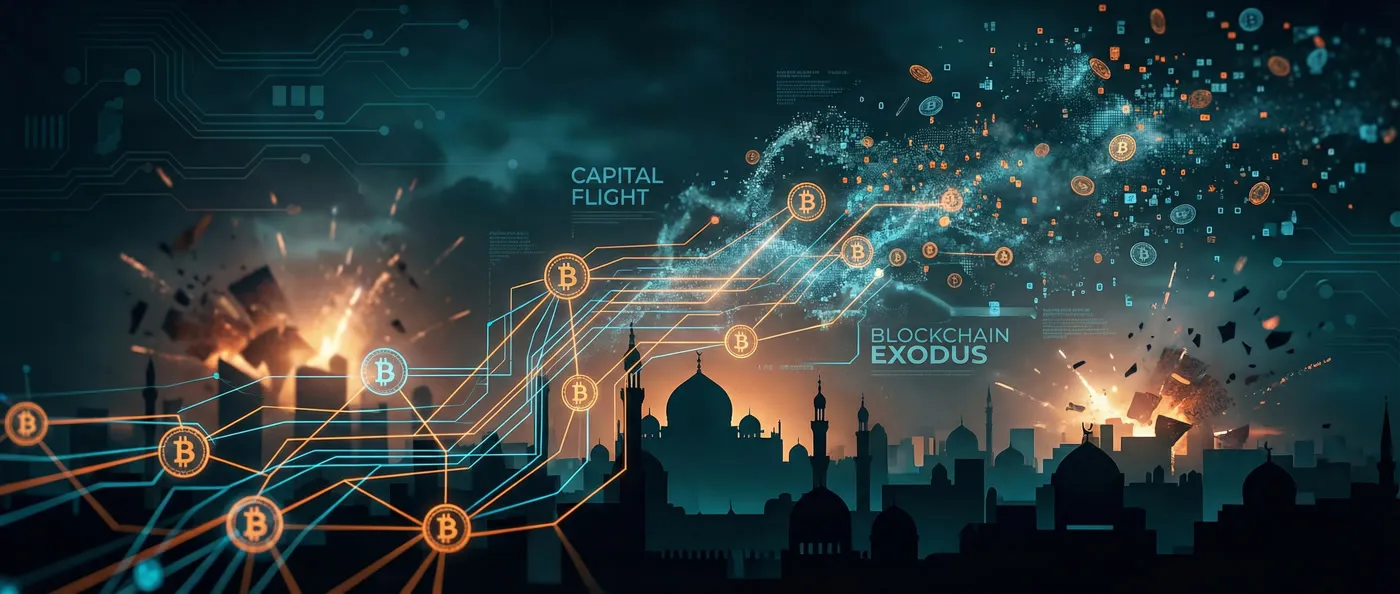 Iranian Crypto Outflows Spike 700% After US-Israeli Airstrikes