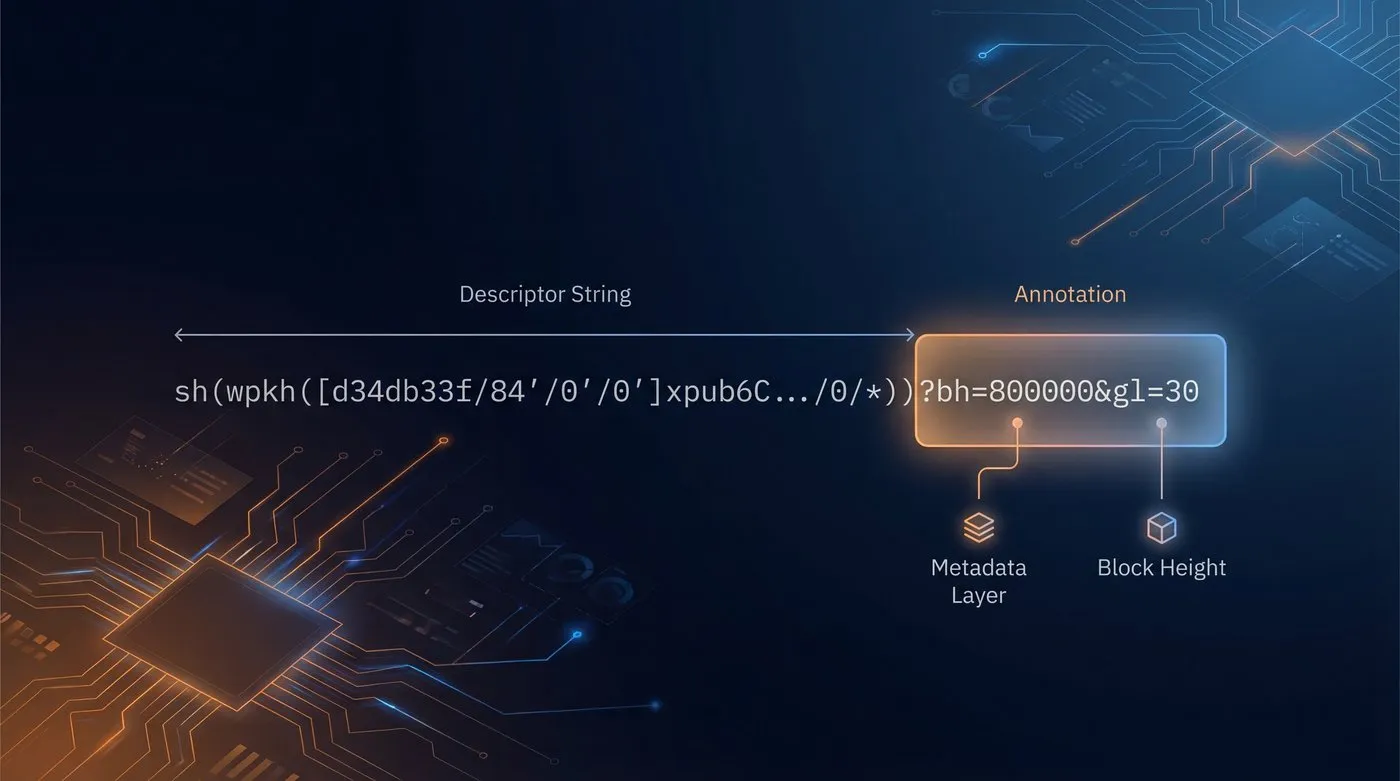 BIP393: Bringing Metadata to Bitcoin Wallet Descriptors