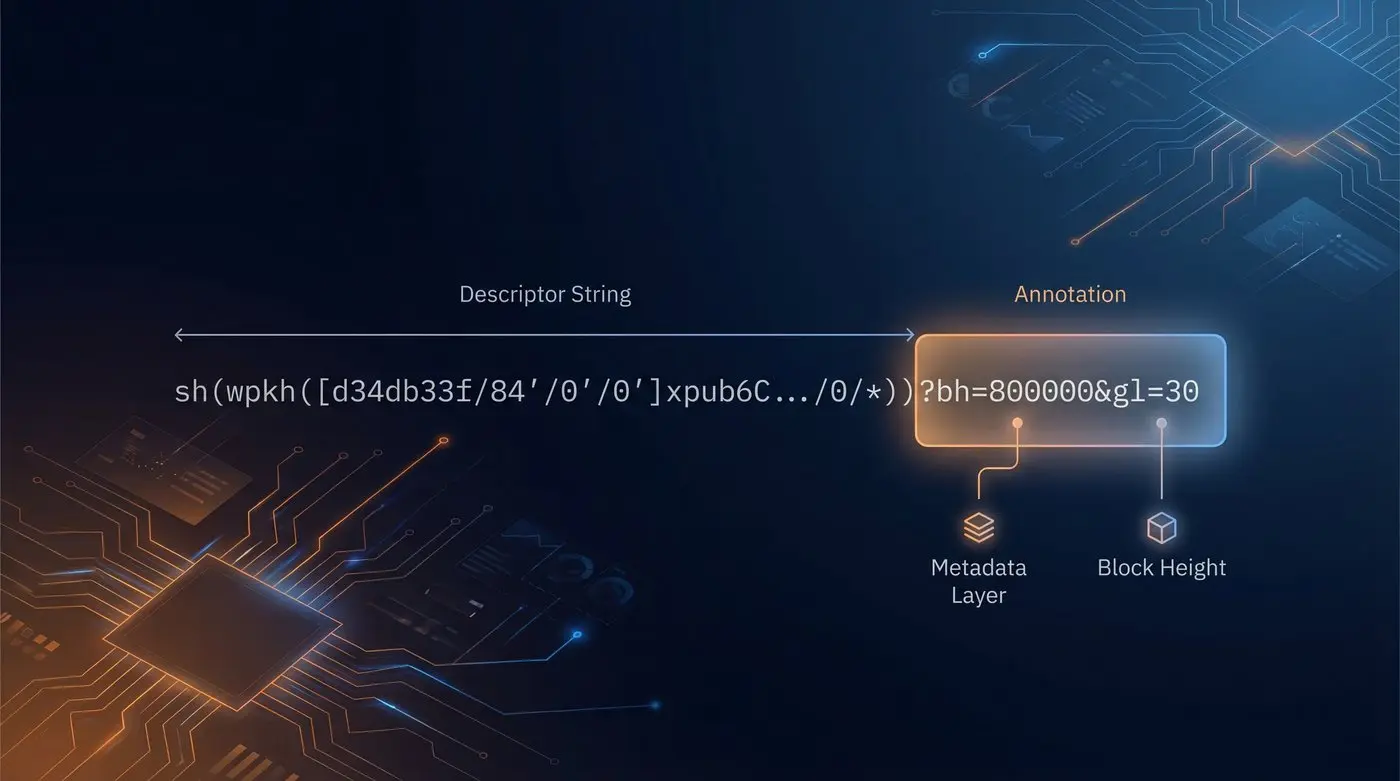 BIP393: Bringing Metadata to Bitcoin Wallet Descriptors
