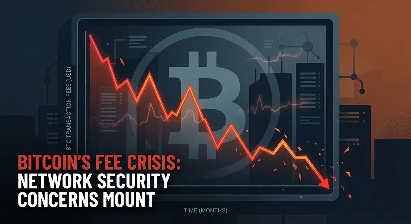 Bitcoin's Fee Market Collapsed After the Halving. Here's Why That's the Most Important Long-Term Risk Nobody Is Talking About.