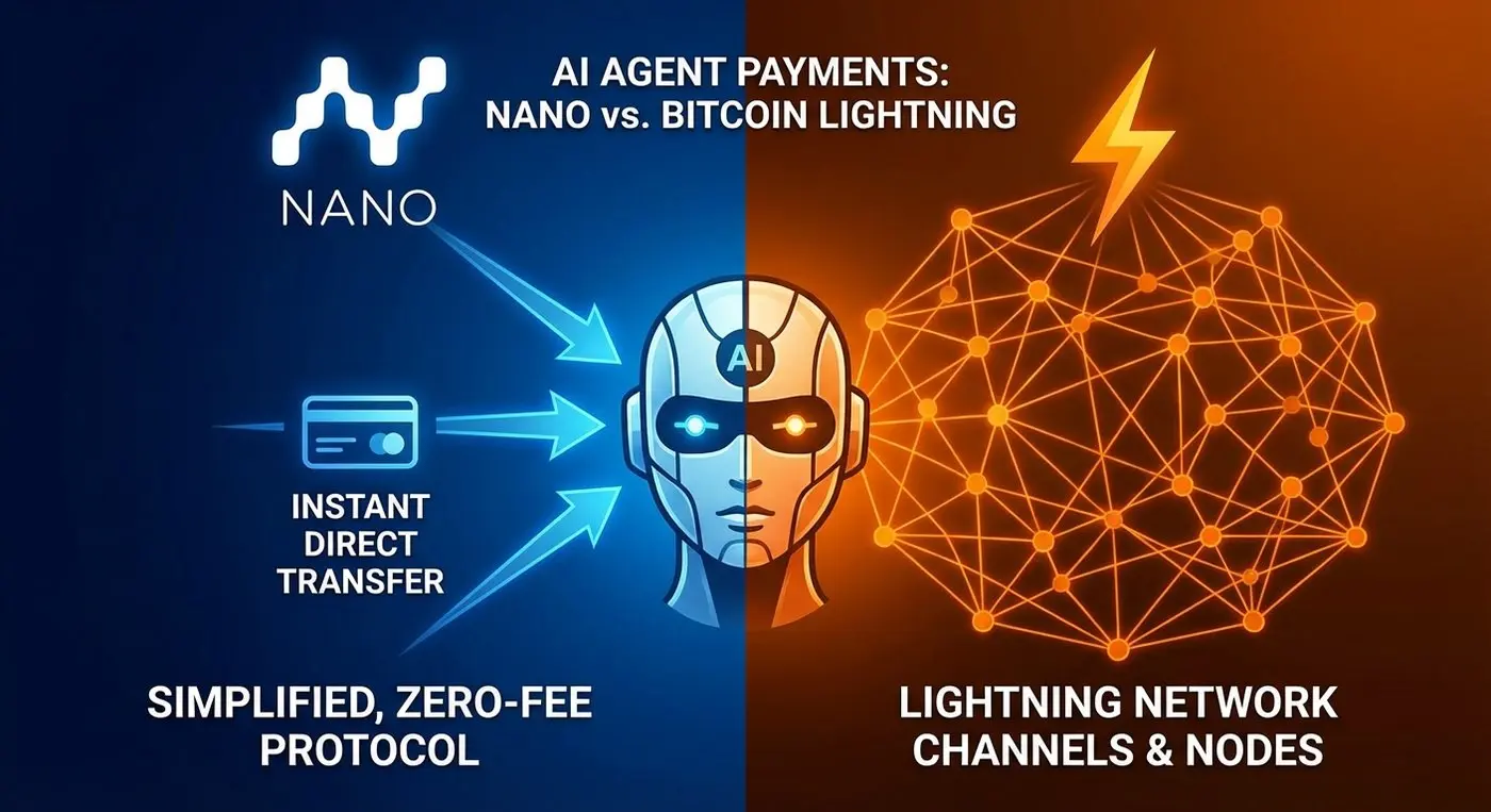 Why NANO Might Be Better Than Bitcoin for AI Agent Payments (And Why You've Never Heard of It)
