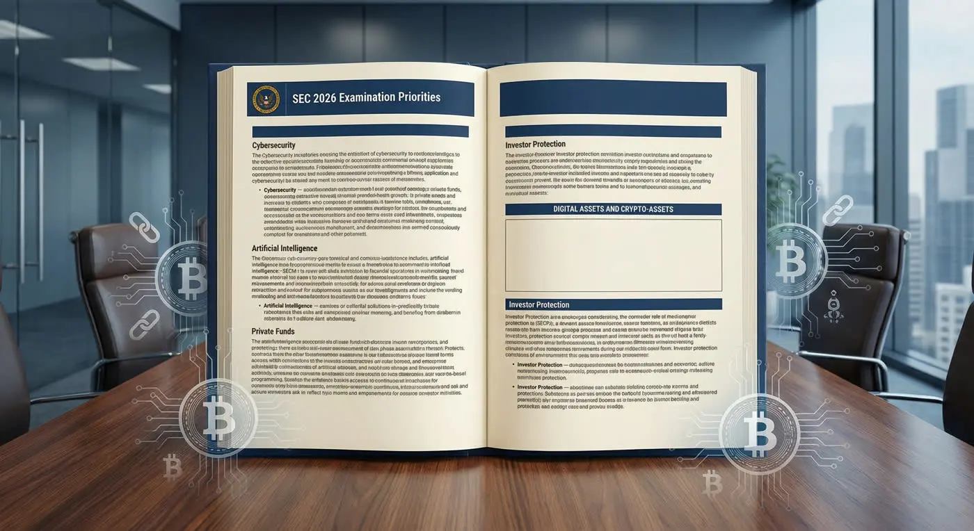 SEC drops crypto from 2026 examination priorities