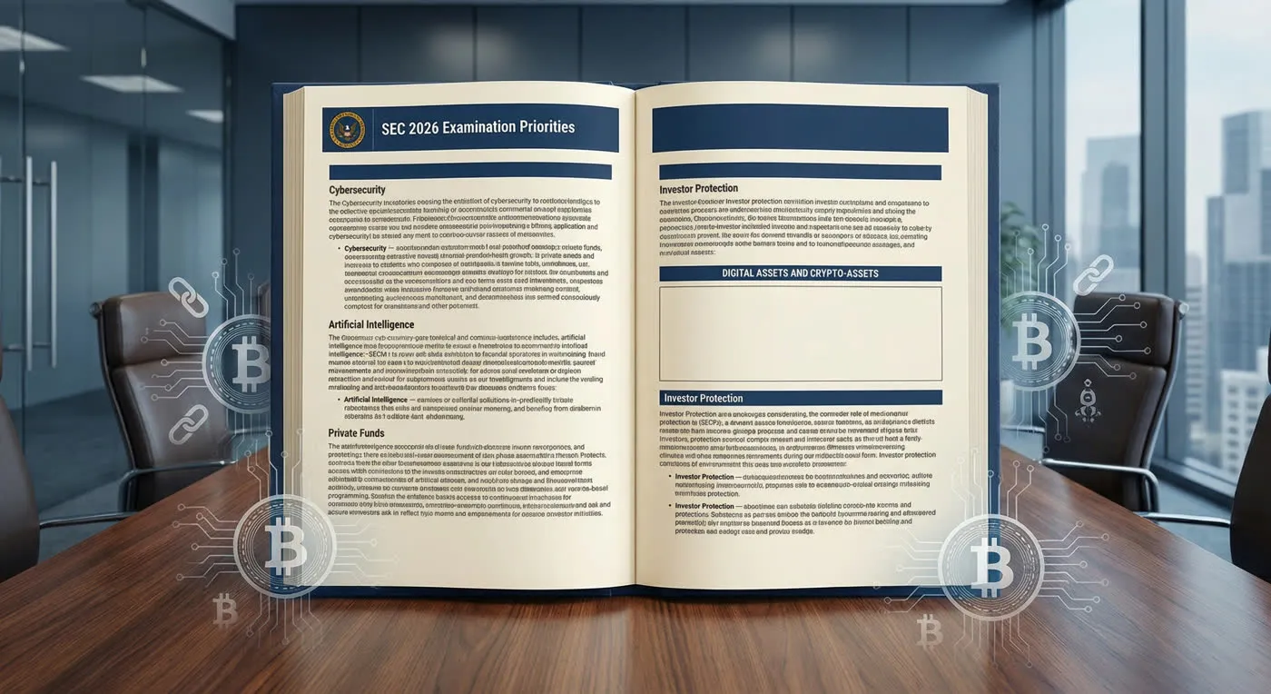 SEC drops crypto from 2026 examination priorities