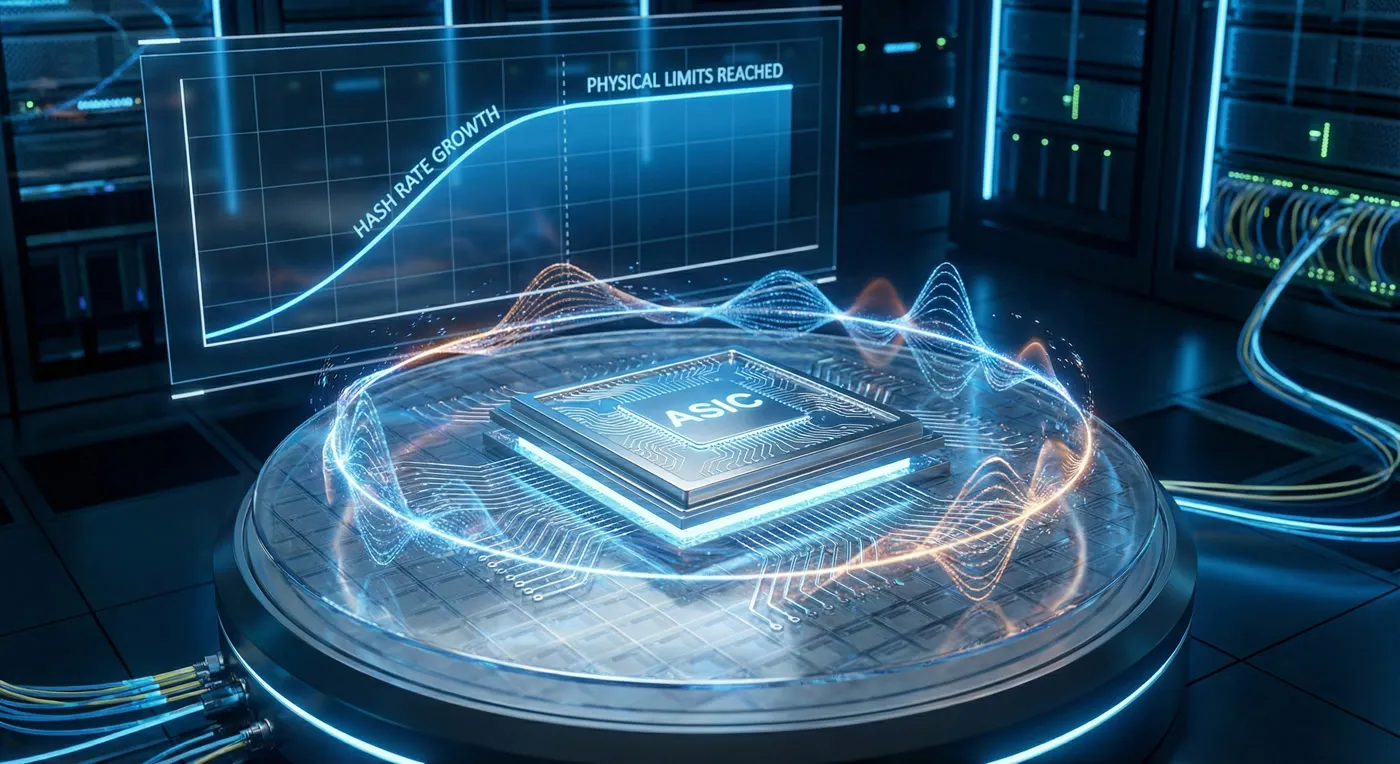 The ASIC Efficiency Plateau: Why Bitcoin Miners Can't Hardware Their Way Out Anymore